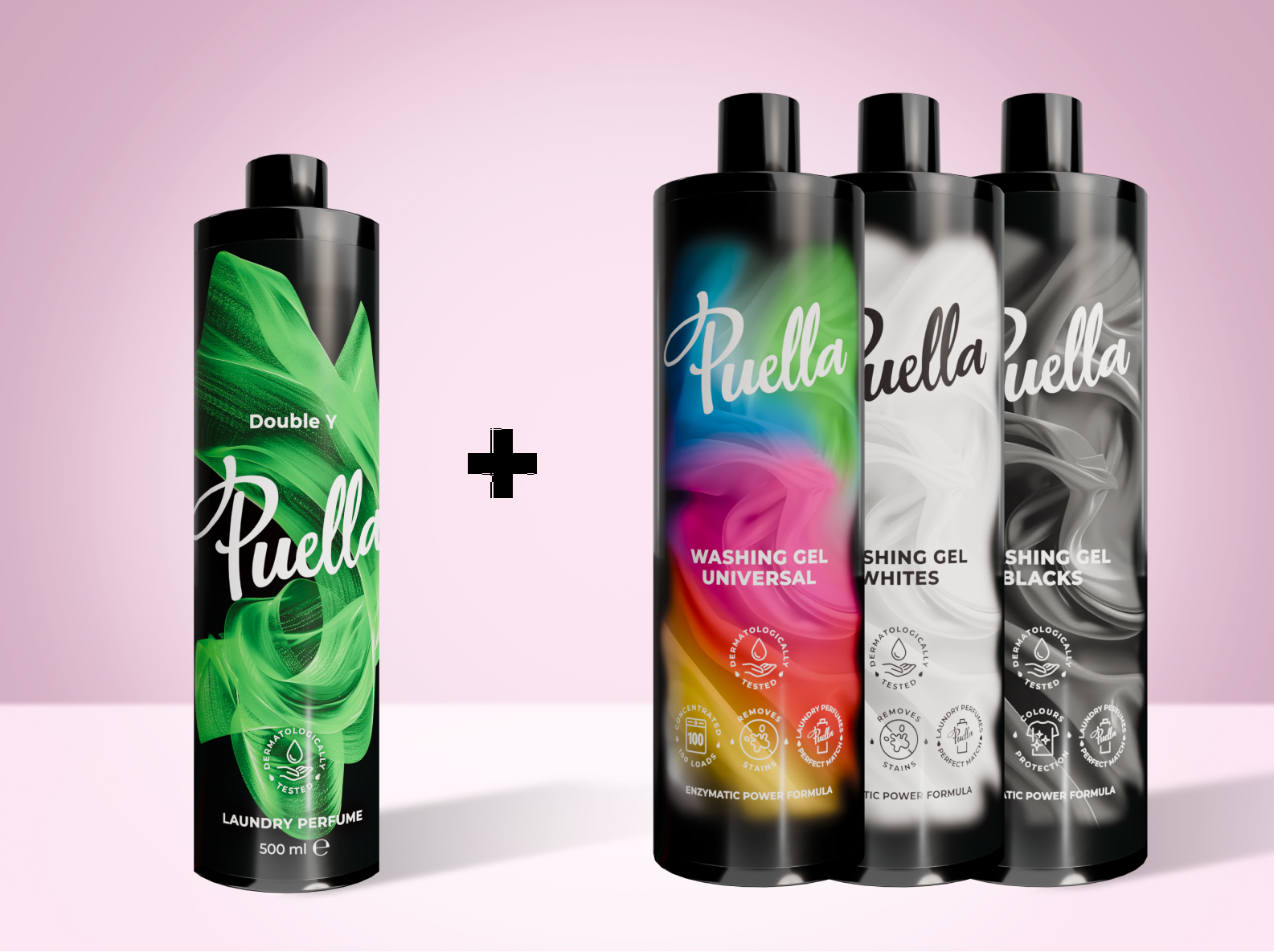 Zestaw promocyjny na 100 prań : Perfumy do prania + żel do prania GRATIS